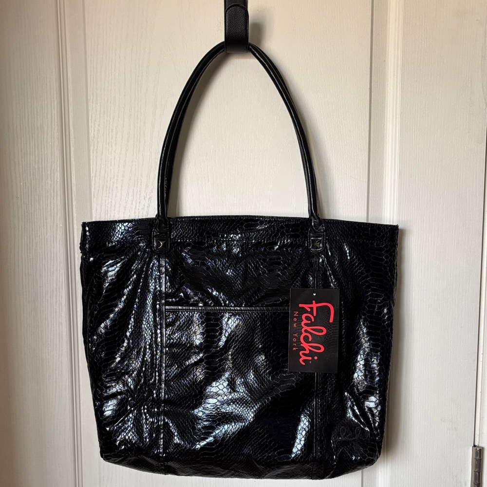 Falchi NWT Faux Snakeskin Tote